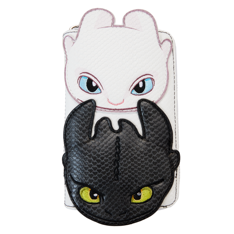 Loungefly How to Train Your Dragon Light & Night Fury Zip Around Wallet