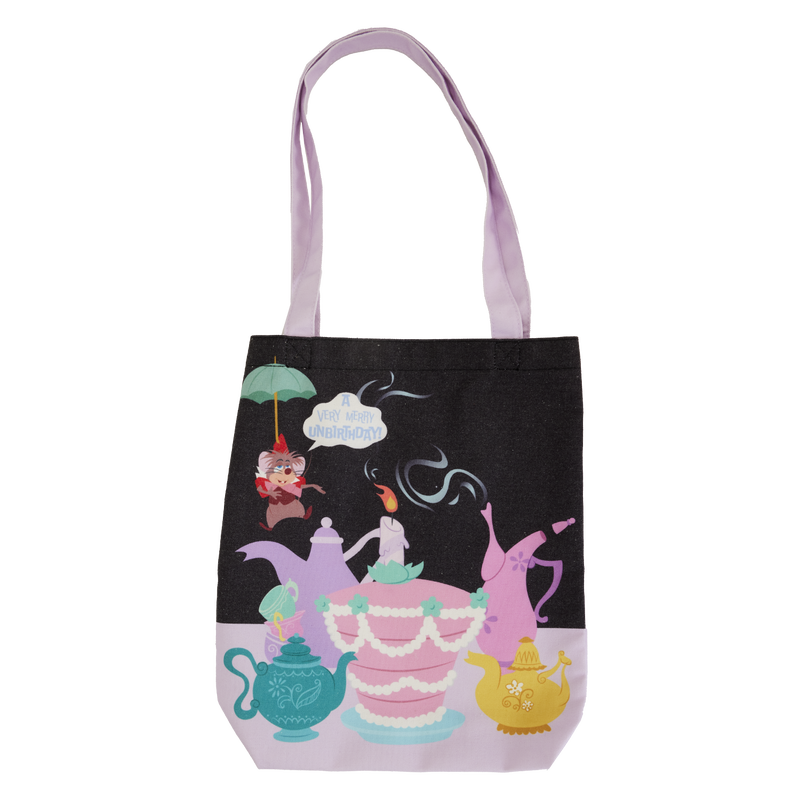 Loungefly Alice in Wonderland Unbirthday Canvas Tote Bag