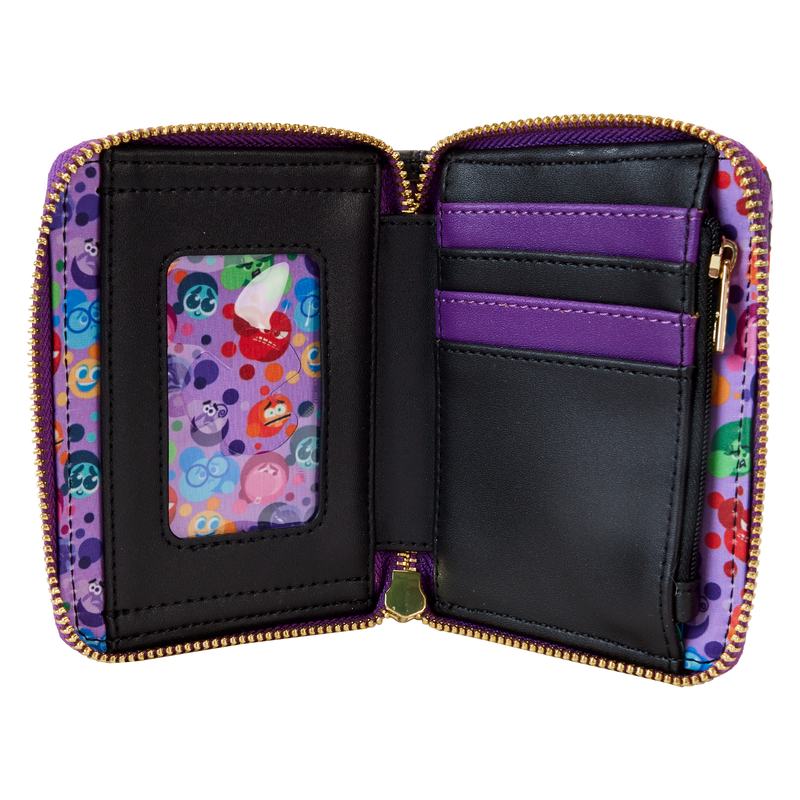 Loungefly Inside Out 2 Core Memories Zip Around Wallet