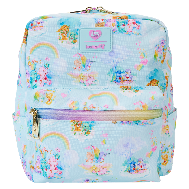 Loungefly. Care Bear Cousins All-Over Print Nylon Square Mini Backpack