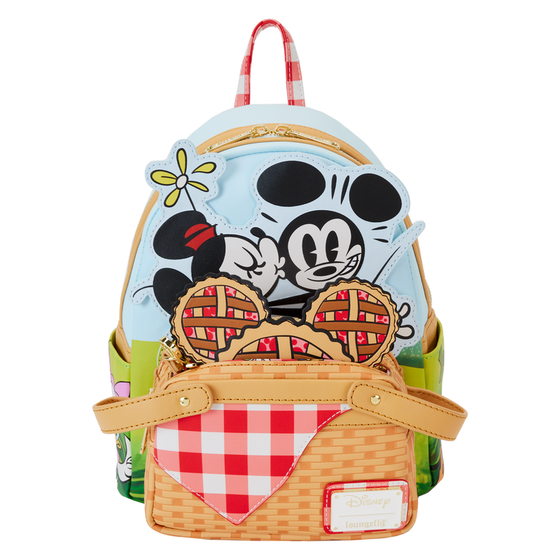 Loungefly Mickey & Friends Picnic Basket Mini Backpack with Coin Bag