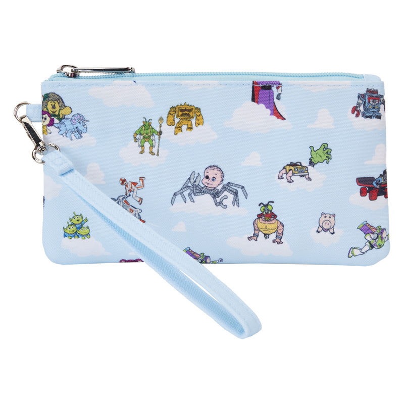 Loungefly Toy Story Movie Collab All-Over Print Nylon Zipper Pouch Wristlet