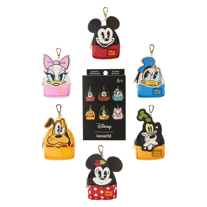 Loungefly Mickey & Friends Picnic Cosplay Mystery Mini Backpack Keychain