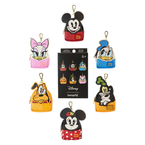 Loungefly Mickey & Friends Picnic Cosplay Mystery Mini Backpack Keychain
