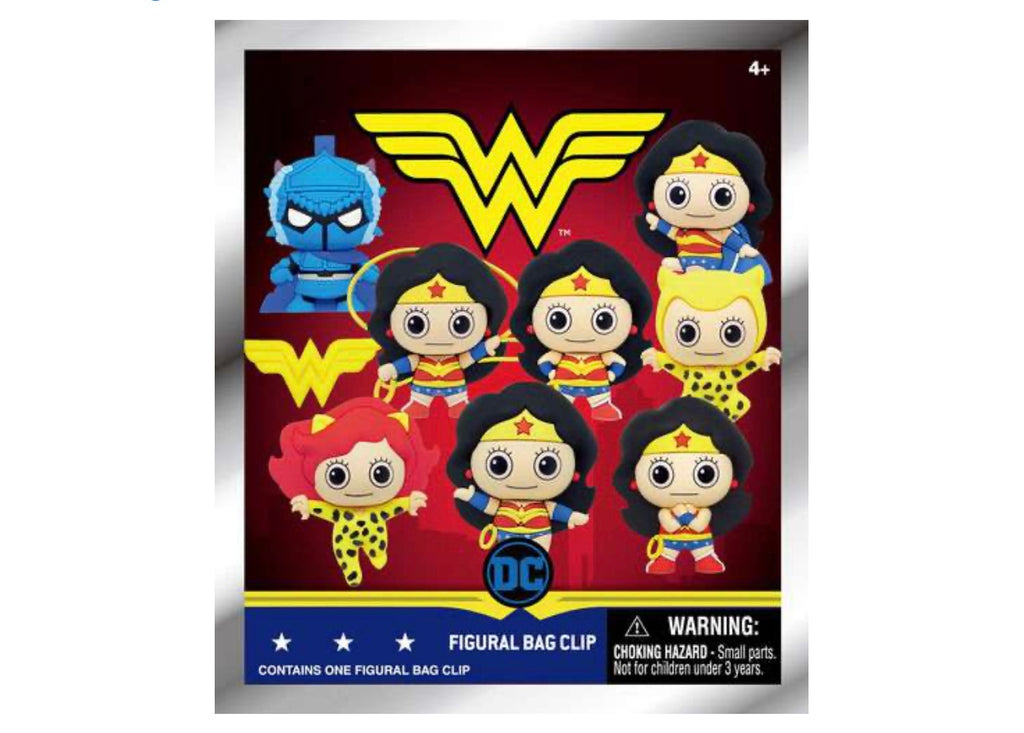 DC 3D Figural Keyring Wonder Woman Classic Series 1 Mystery Pack