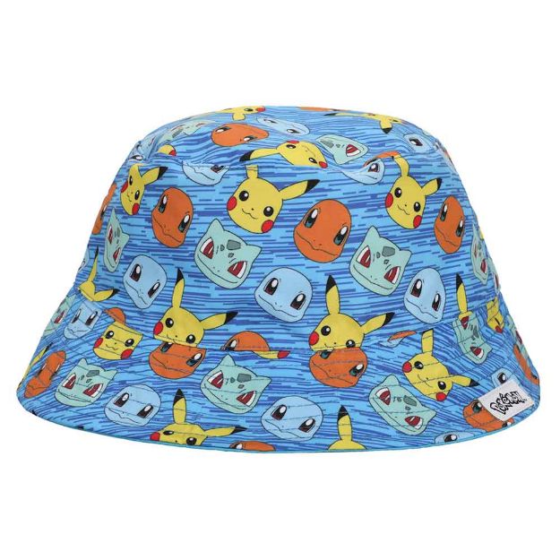 Pokemon Starters AOP Youth Bucket Hat