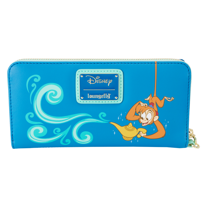 Loungefly Aladdin Princess Series Lenticular Zip Around Wristlet Wallet