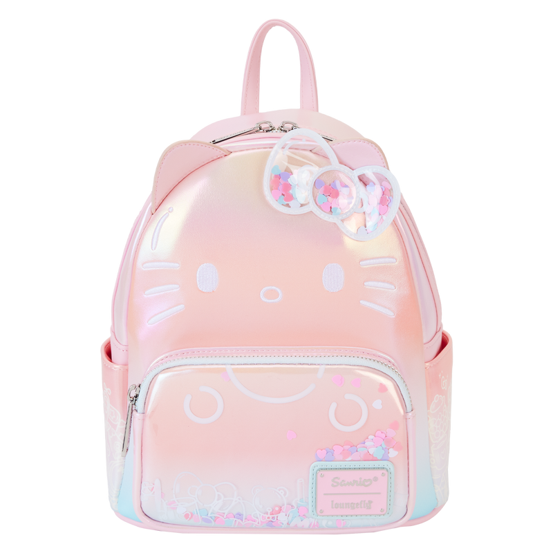 LOUNGEFLY Sanrio Hello Kitty 50th Anniversary Clear & Cute Cosplay Mini Backpack
