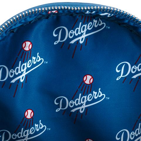 MLB Los Angeles Dodgers Baseball Seam Stitch Mini Backpack