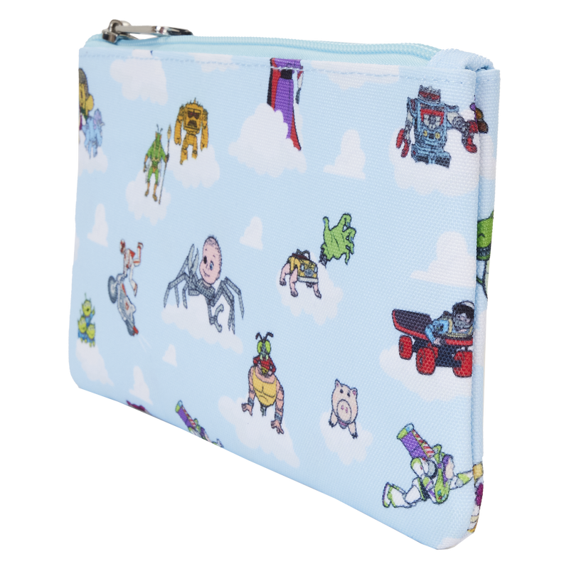 Loungefly Toy Story Movie Collab All-Over Print Nylon Zipper Pouch Wristlet