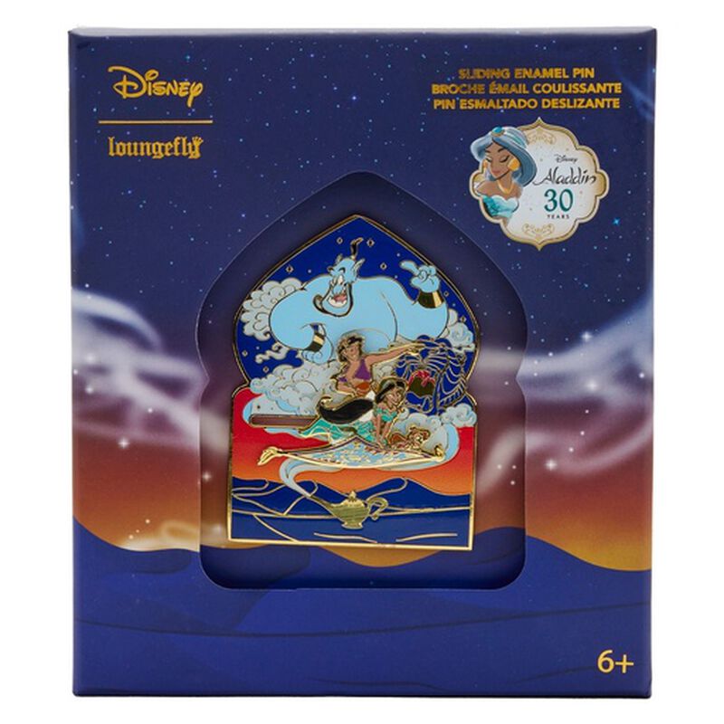 Aladdin 30th Anniversary Sliding Pin Set 3" COLLECTOR BOX