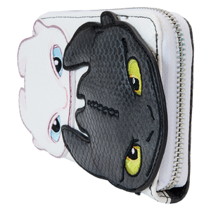 Loungefly How to Train Your Dragon Light & Night Fury Zip Around Wallet