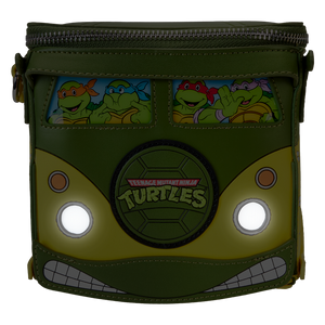Loungefly Teenage Mutant Ninja Turtles 40th Anniversary Party Wagon Figural Crossbody Bag NEW
