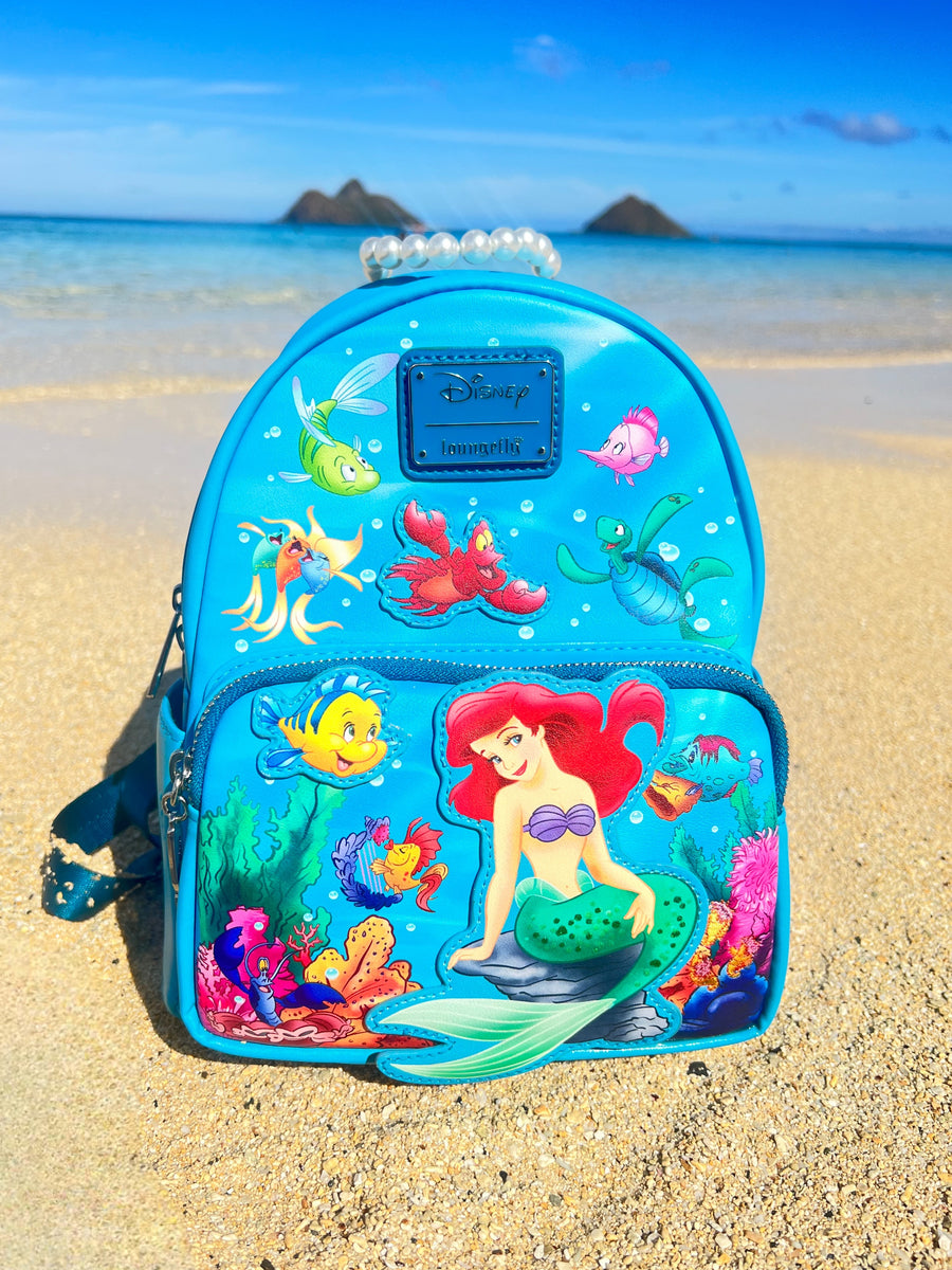 Little Mermaid Ariel Sequins Loungefly Mini Backpack (Under the Sea Co –  Under the Sea Collectibles