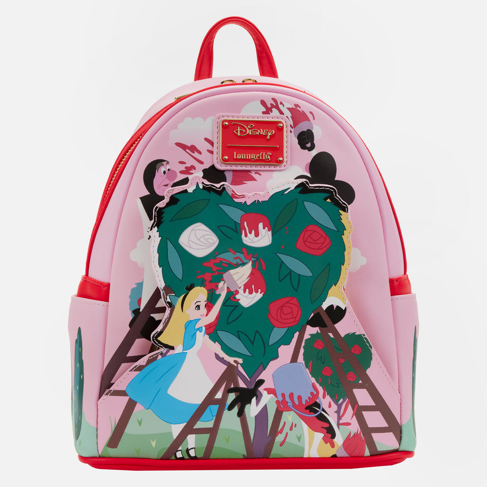 Alice in Wonderland: Painting The Roses Red Loungefly Mini Backpack
