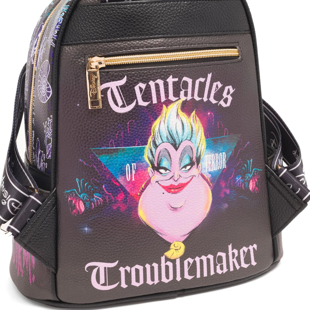 Wondapop Disney Ursula Tentacles of Terror 11" Vegan Leather Mini Backpack