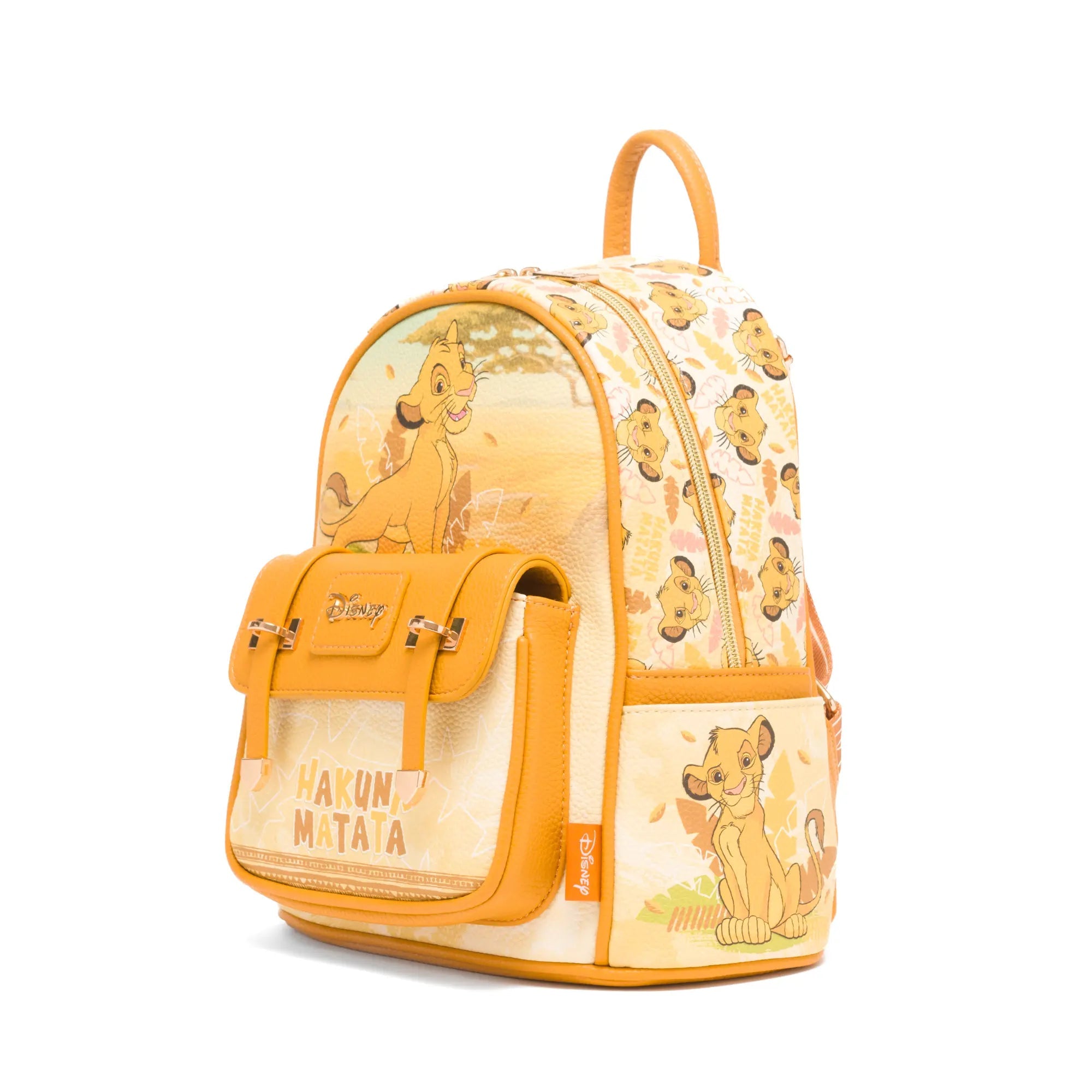 Lion King Simba “HaKuna Matata” WondaPop Vegan Leather Fashion Mini Backpack