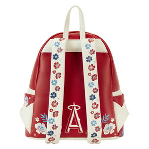 Loungefly MLB Los Angeles Angels Floral Mini Backpack