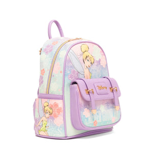 Tinkerbell “Never Grow Up” WondaPop" Vegan Leather Fashion Mini Backpack