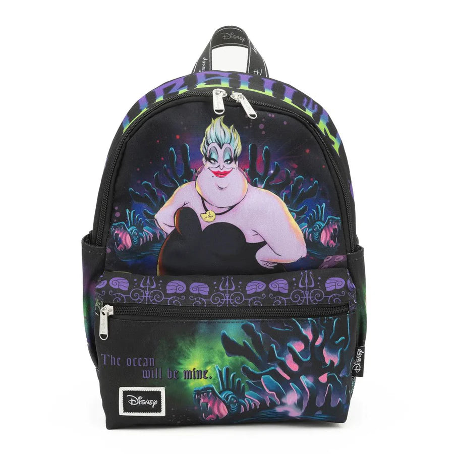 WondaPop Disney Villains Ursula 13" Nylon Mini Backpack
