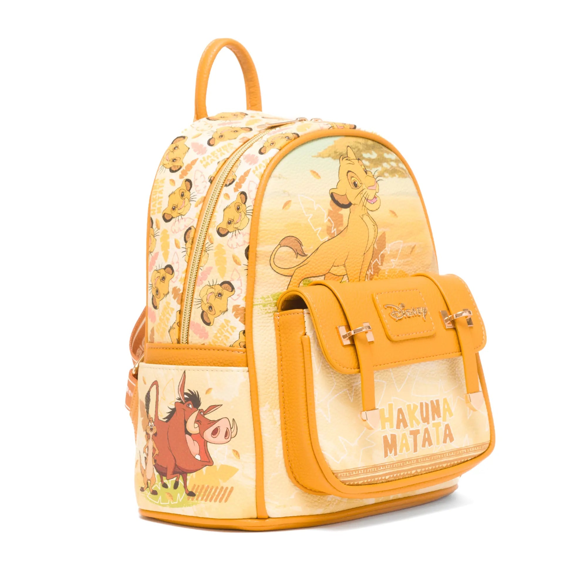 Lion King Simba “HaKuna Matata” WondaPop Vegan Leather Fashion Mini Backpack