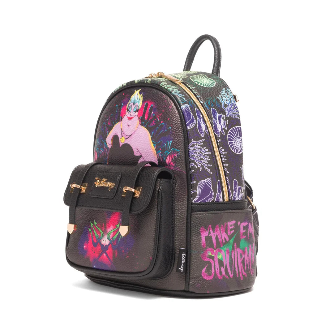 Wondapop Disney Ursula Tentacles of Terror 11" Vegan Leather Mini Backpack