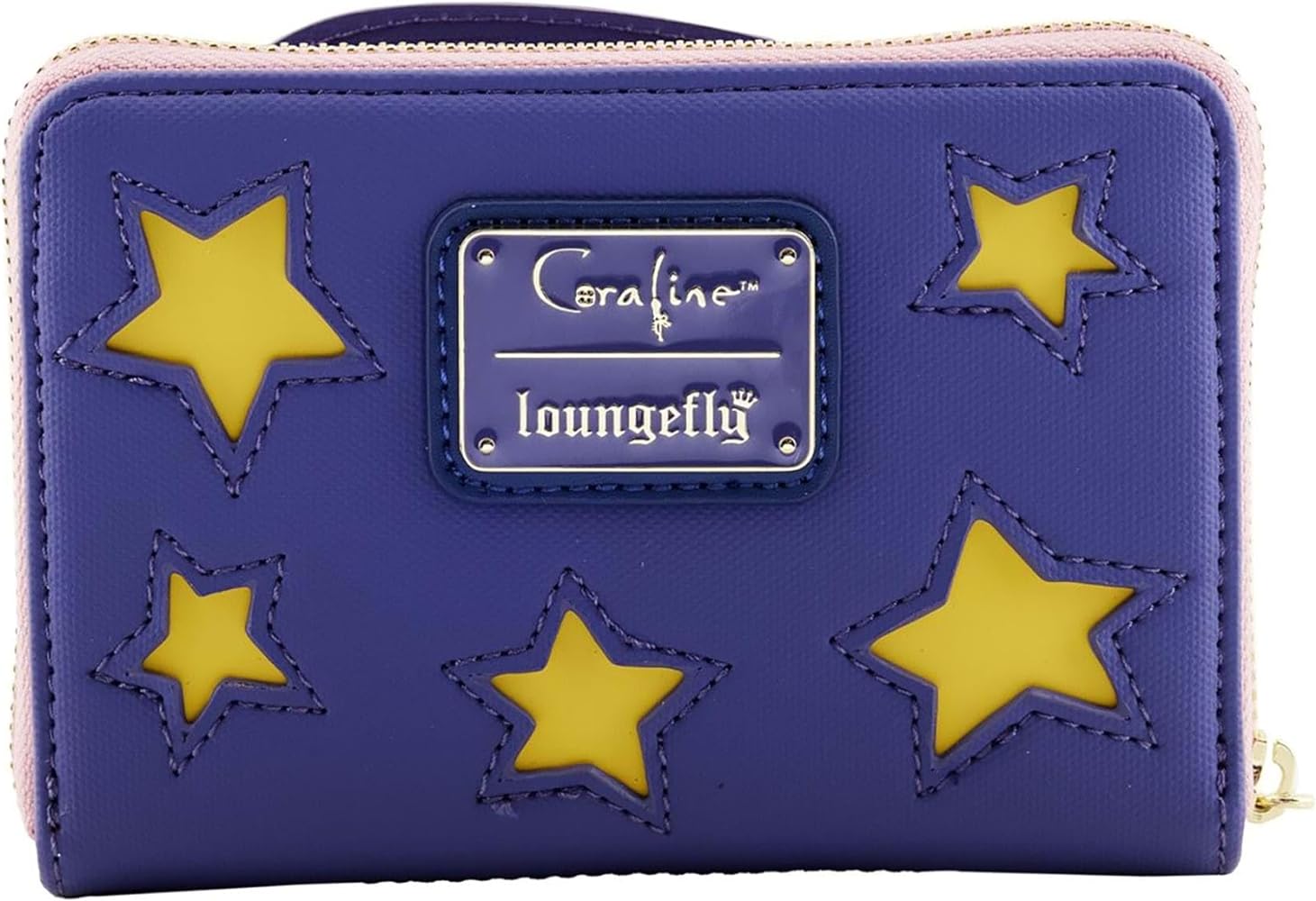 Loungefly Coraline Stars Cosplay Glow Zip Around Wallet