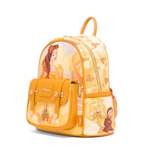 WondaPop Disney Beauty and the Beast “Yellow Belle" Vegan Leather Fashion Mini Backpack