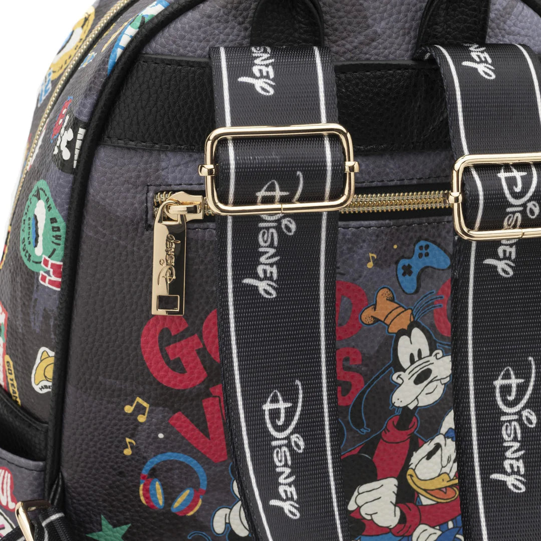 WondaPop Disney Mickey Mouse Good vibes Only " Vegan Leather Mini Backpack