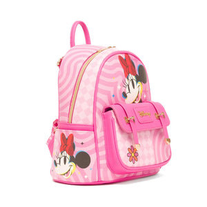 WondaPop Disney Minnie Mouse Glam Vibes" Vegan Leather Mini Backpack