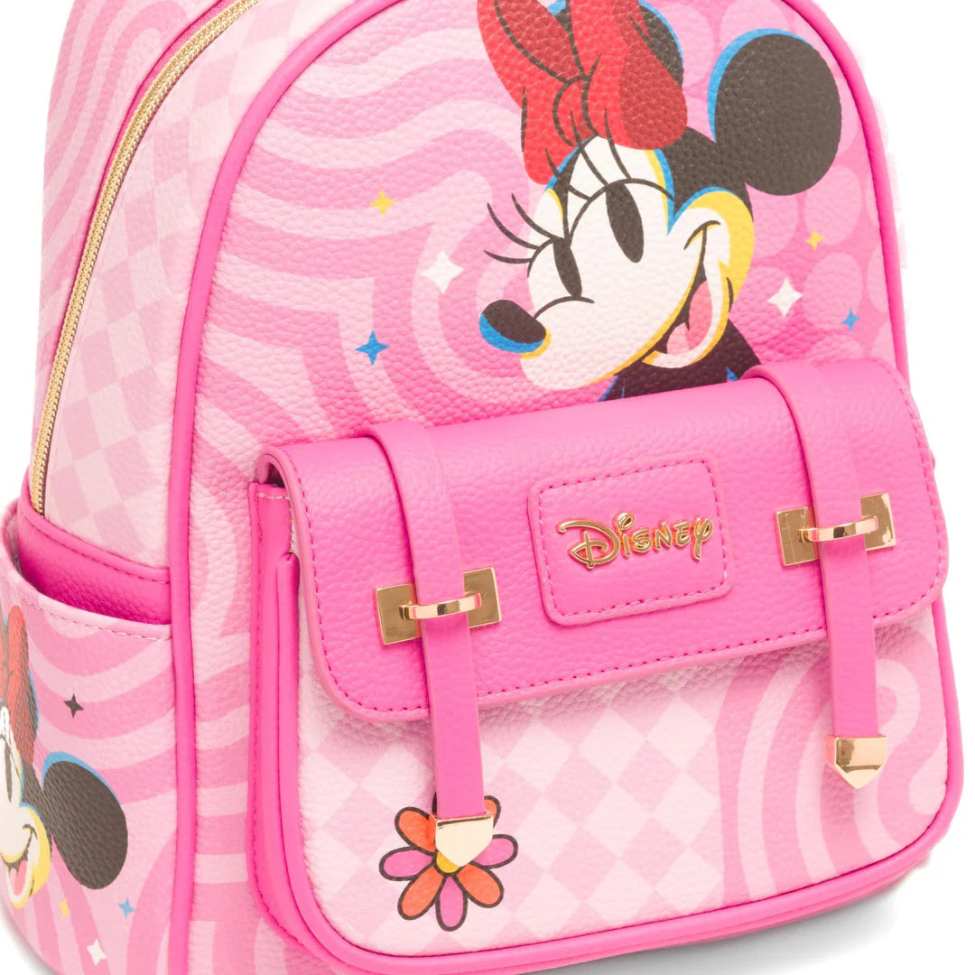 WondaPop Disney Minnie Mouse Glam Vibes" Vegan Leather Mini Backpack