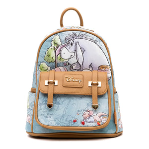 Eeyore and friends Vegan Leather Mini Backpack