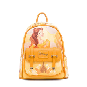 WondaPop Disney Beauty and the Beast “Yellow Belle" Vegan Leather Fashion Mini Backpack