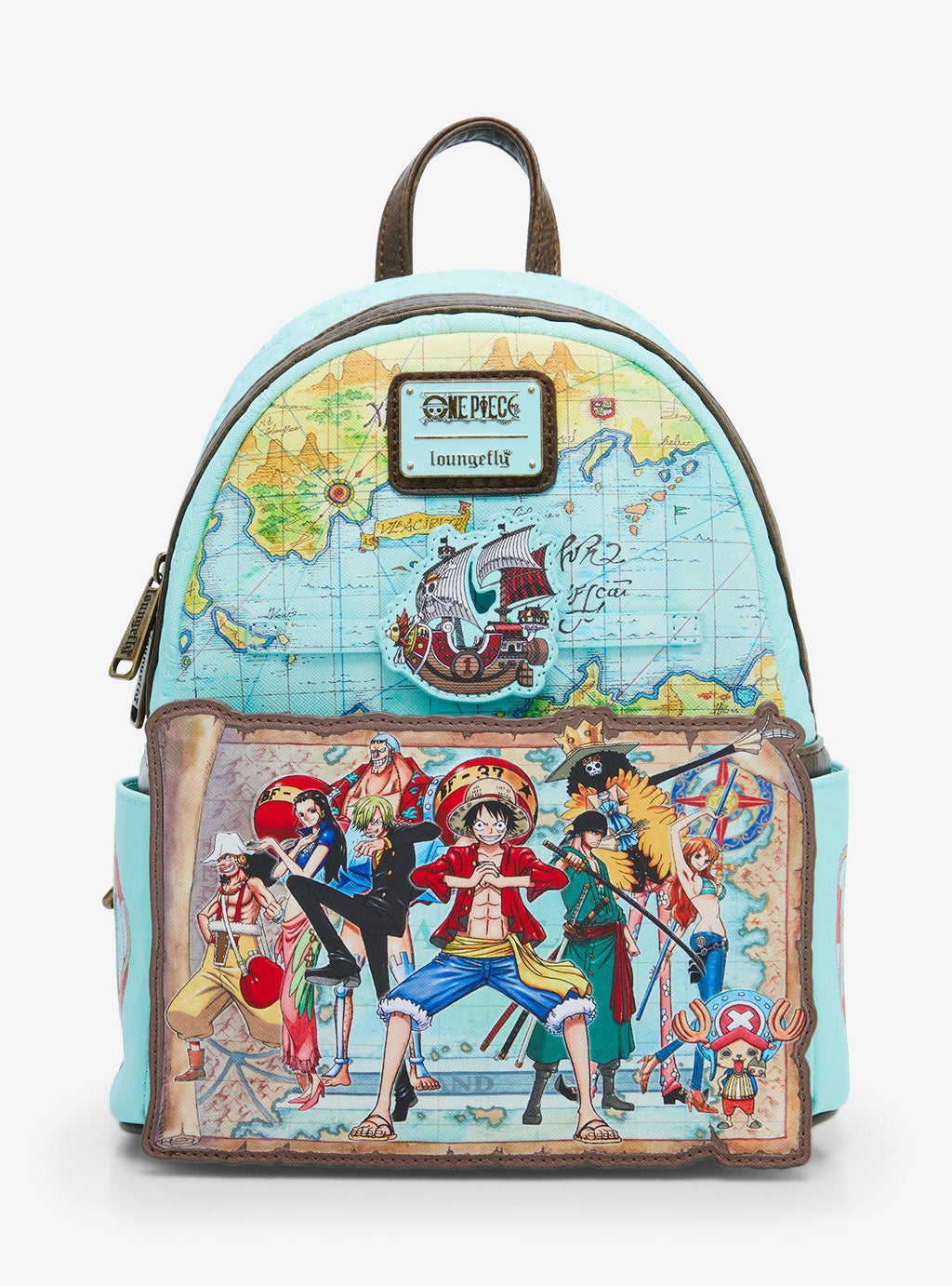 One Piece Luffy Gang Map Mini-Backpack