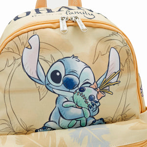 Wonda Pop Stitch with Scrump Nylon 13” Mini Backpack