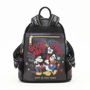 WondaPop Disney Mickey Mouse Good vibes Only " Vegan Leather Mini Backpack