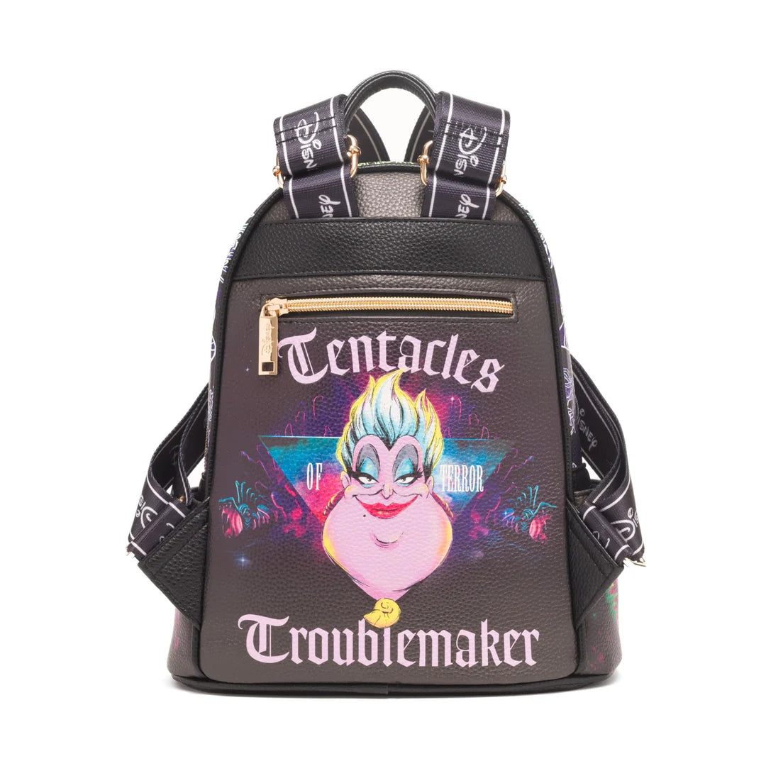 Wondapop Disney Ursula Tentacles of Terror 11" Vegan Leather Mini Backpack