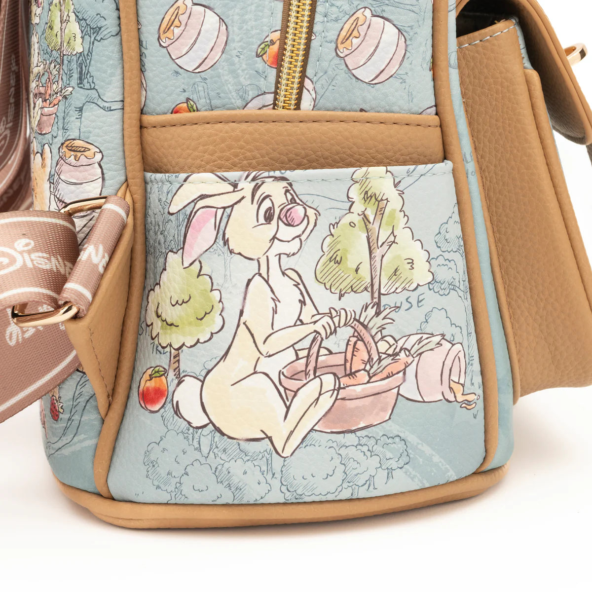 Eeyore and friends Vegan Leather Mini Backpack