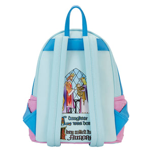 Loungefly DISNEY SLEEPING BEAUTY STAINED GLASS CASTLE MINI BACKPACK