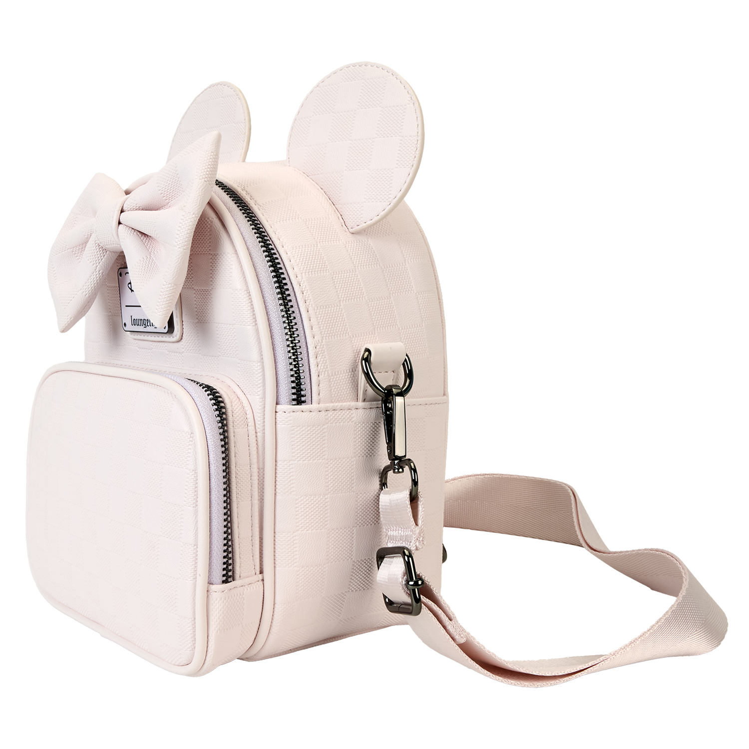 LOUNGEFLY DISNEY MINNIE EAR EVERGREEN  CONVERTIBLE CROSSBODY