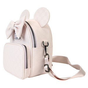 LOUNGEFLY DISNEY MINNIE EAR EVERGREEN  CONVERTIBLE CROSSBODY