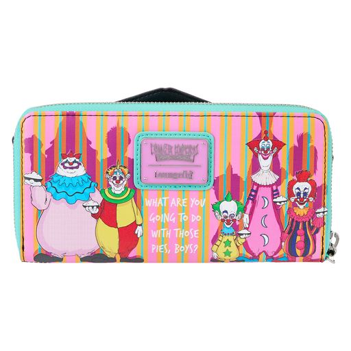 LOUNGEFLY MGM KILLER KLOWNS FROM OUTER SPACE ZIP AROUND WRISTLET