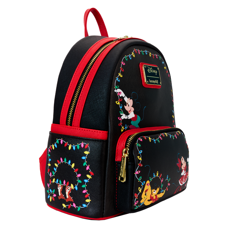 Loungefly Mickey & Friends Christmas Light Decorations Light Up Mini Backpack