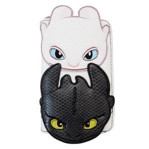 Loungefly How to Train Your Dragon Light & Night Fury Zip Around Wallet