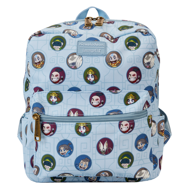 Loungefly NICKELODEON AVATAR THE LAST AIRBENDER AOP SQUARE NYLON MINI BACKPACK