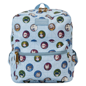 Loungefly NICKELODEON AVATAR THE LAST AIRBENDER AOP SQUARE NYLON MINI BACKPACK
