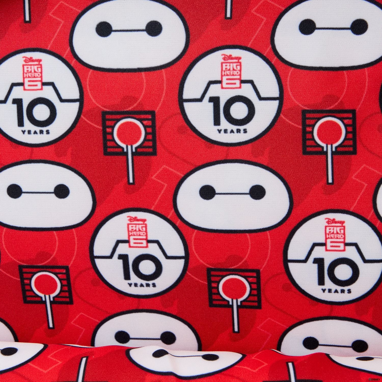 LOUNGEFLY BIG HERO 6 15TH ANNIVERSARY BAYMAX GANG MINI BACKPACK