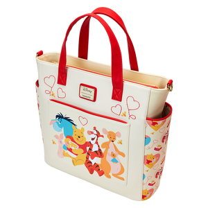 Winnie The Pooh & Friends Hearts Convertible Backpack & Tote Bag