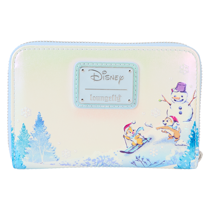 Loungefly Mickey & Friends Winter Wonderland Scene Zip Around Wallet