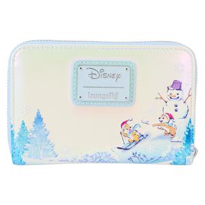 Loungefly Mickey & Friends Winter Wonderland Scene Zip Around Wallet